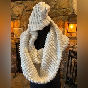 Hat and infinity scarf set